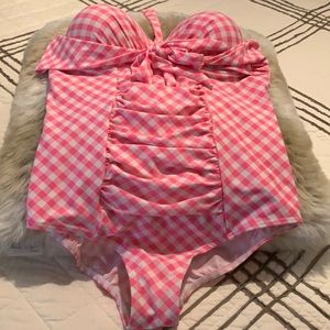 Love my curves one piece swimsuit.